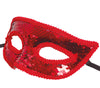 GP12952 – Karneval Venedig Glitzer Maske – Farbe: Rot