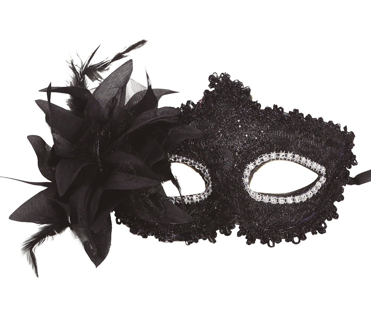 GP12954 – Karneval Venedig Maskerade Schwarze – Farbe: Schwarz