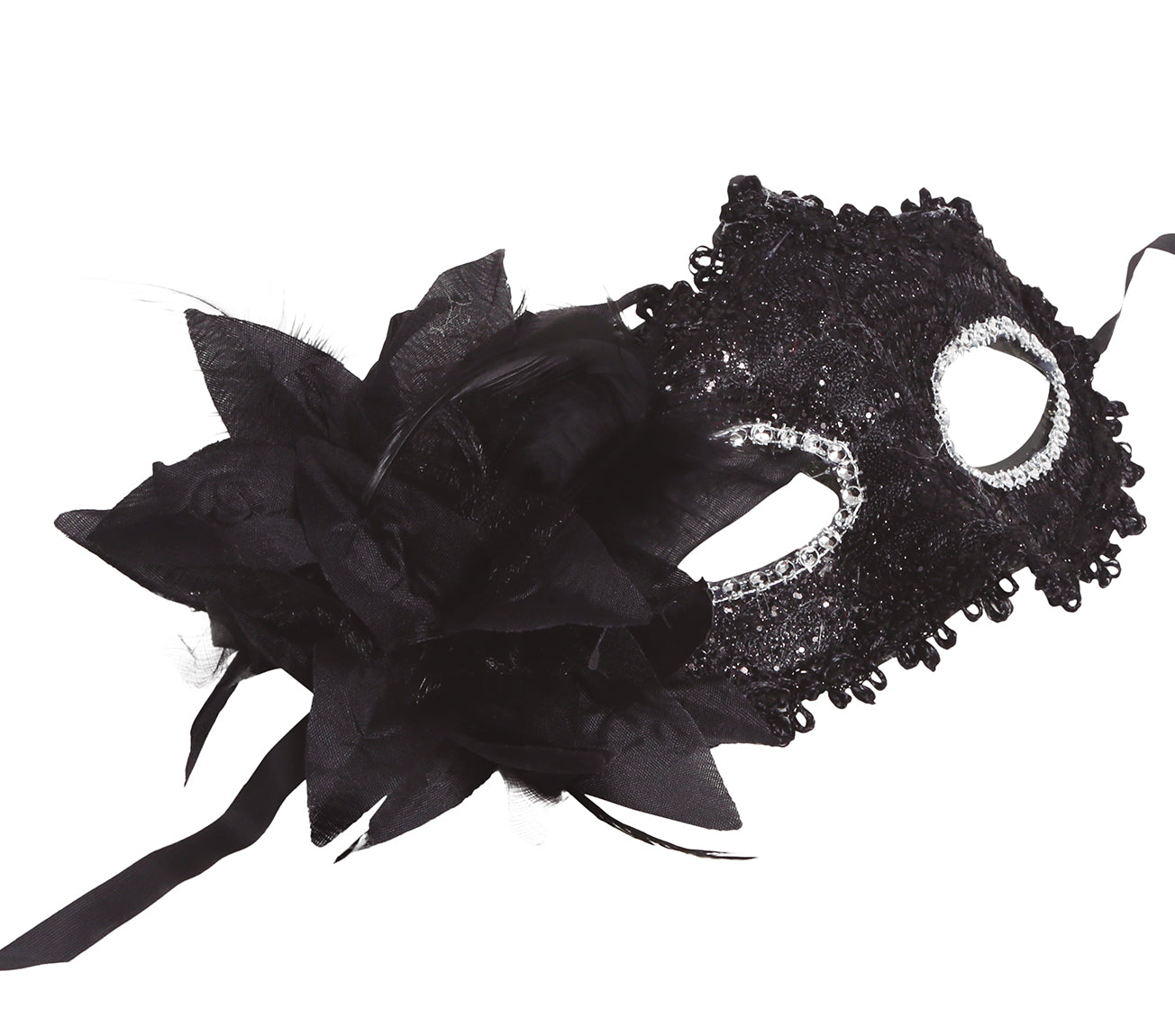 GP12954 – Karneval Venedig Maskerade Schwarze – Farbe: Schwarz