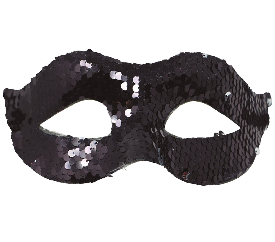 GP12961 – Venetianischer Karneval Maske Kostüm – Farbe: Schwarz, Ansicht 2