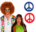 Peace Anhänger für Erwachsene 7 cm Hippie