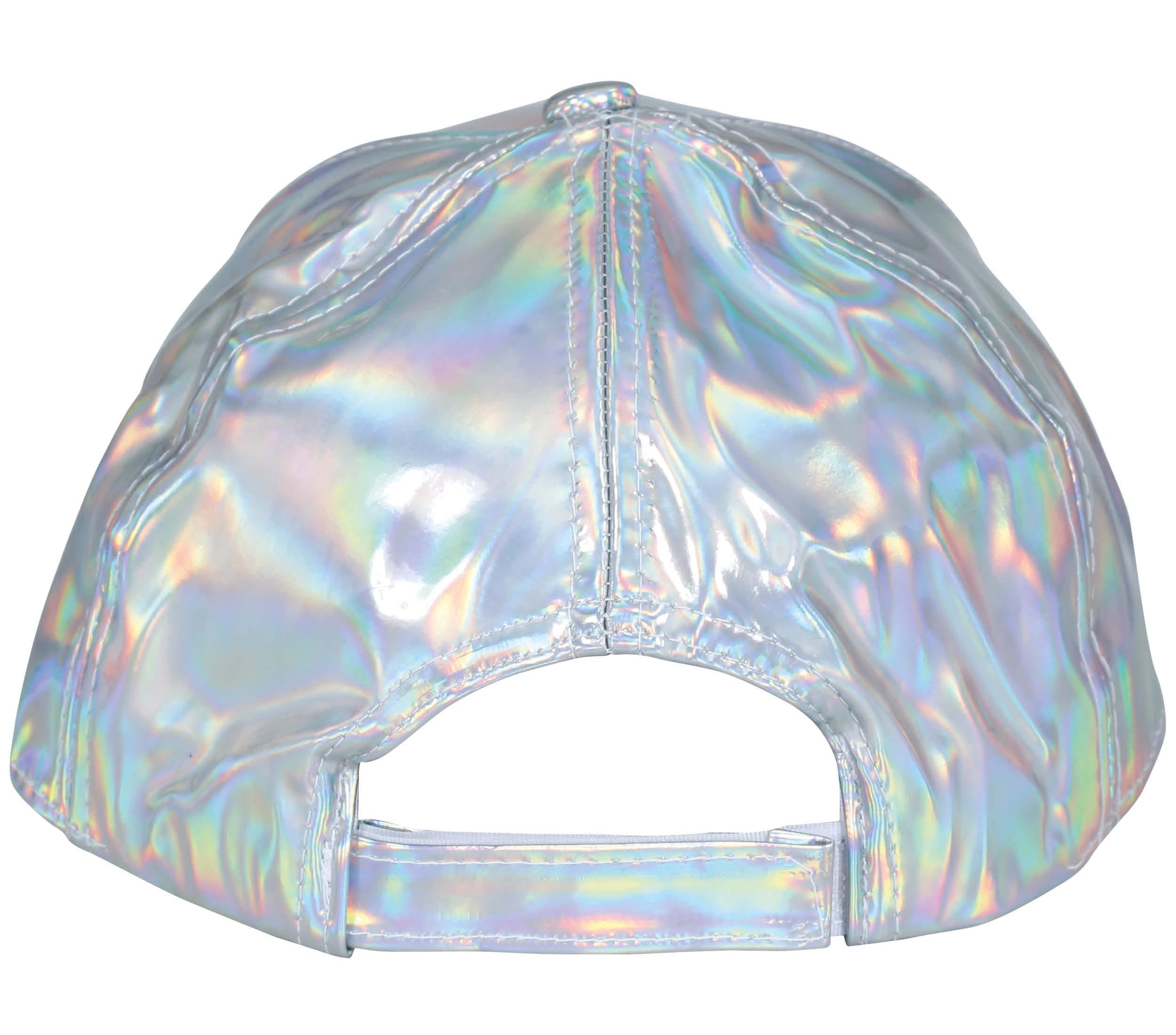 GP13001 – Disco 80s Metallic Caps Retro Space – Farbe: Silber