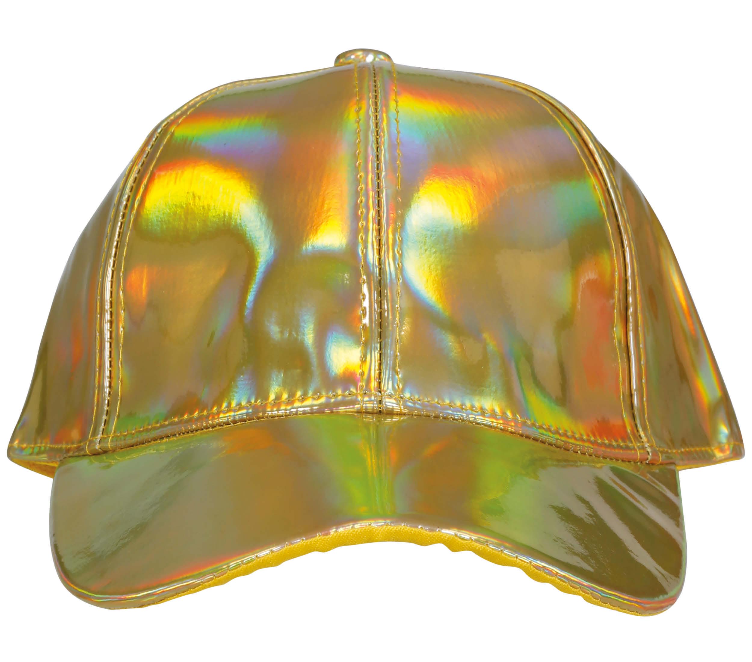 GP13001 – Disco 80s Metallic Caps Retro Space – Farbe: Gold