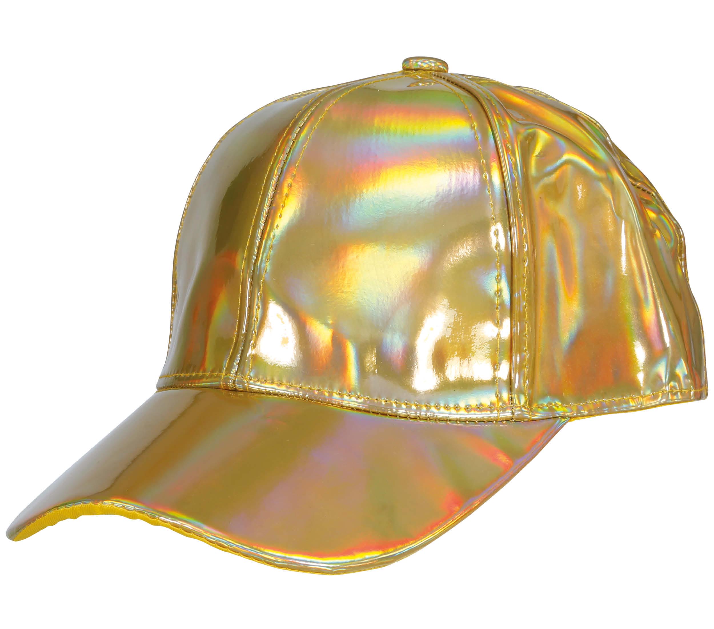 GP13001 – Disco 80s Metallic Caps Retro Space – Farbe: Gold