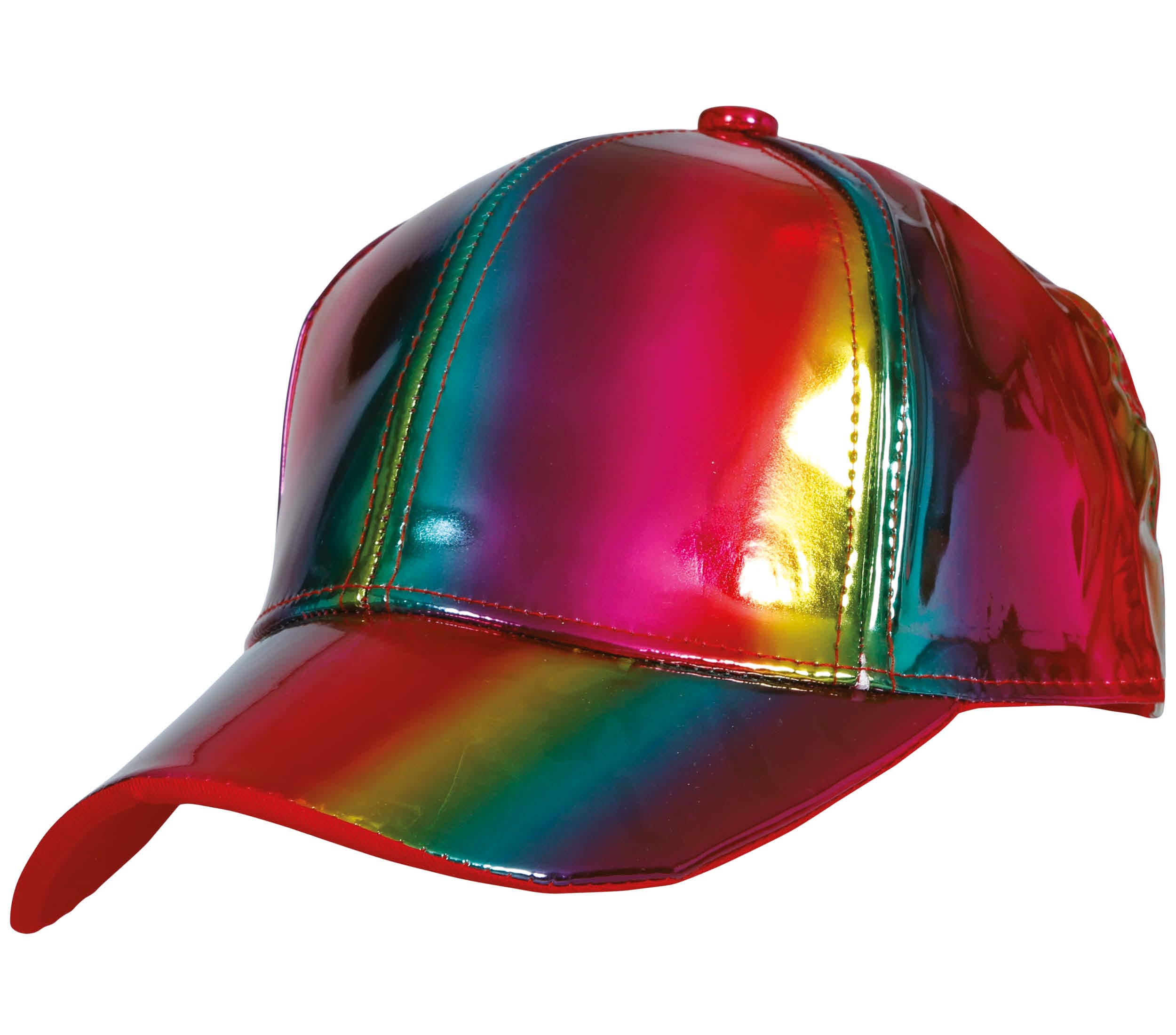 GP13001 – Disco 80s Metallic Caps Retro Space – Farbe: Mehrfarbig