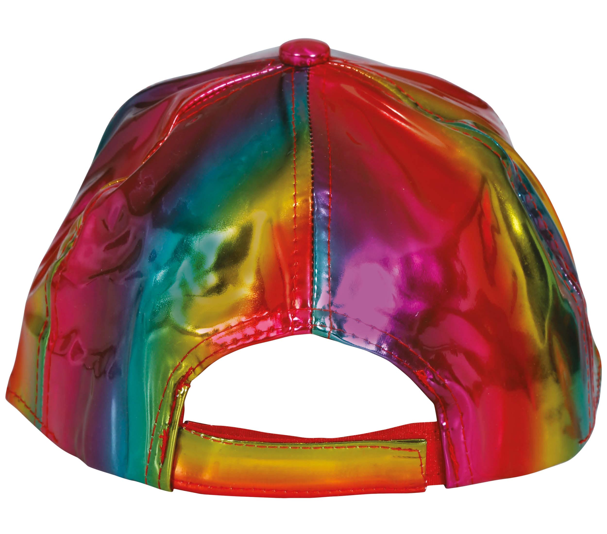 GP13001 – Disco 80s Metallic Caps Retro Space – Farbe: Mehrfarbig