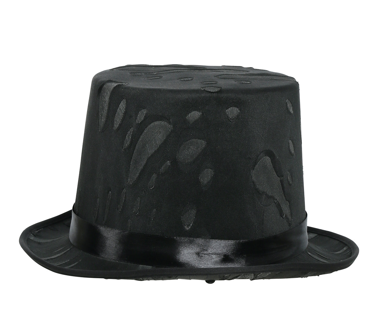 GP13015 – Halloween Zylinderhut Mit Spinnennetzdesign – Farbe: Schwarz