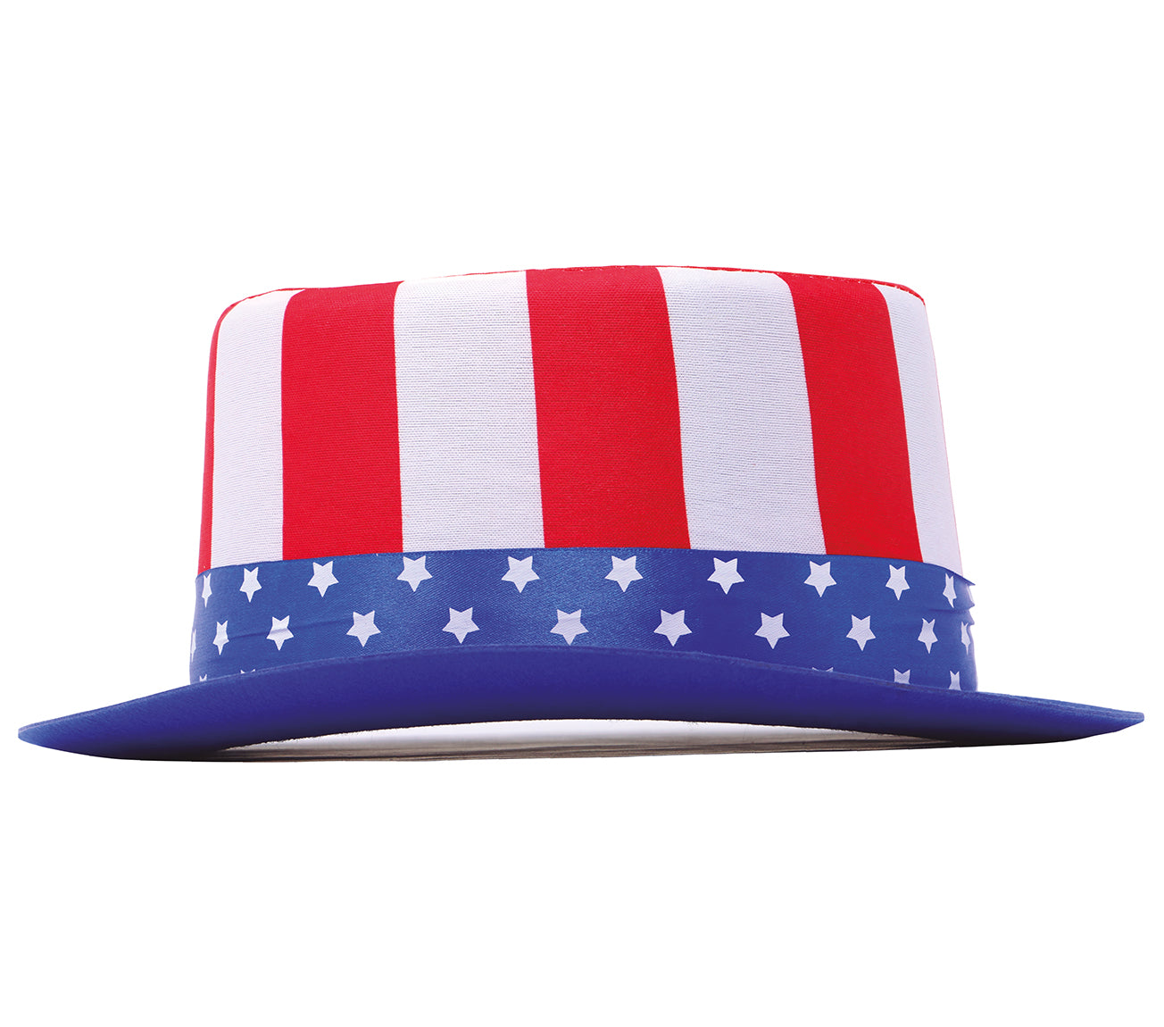 GP13023 – Amerika Zylinder Hut Patrioten Accessoire Karneval – Größe: Standard