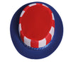 GP13023 – Amerika Zylinder Hut Patrioten Accessoire Karneval – Größe: Standard