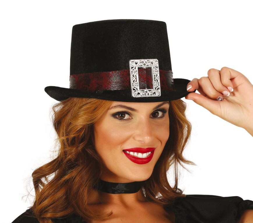 GP13024 – St Patricks Hut Eleganter Zylinder – Farbe: Schwarz