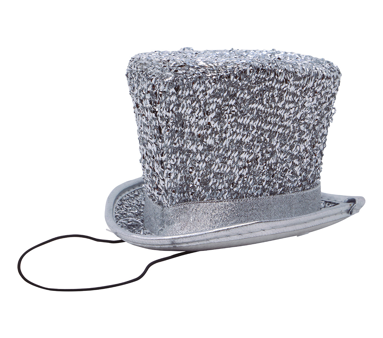 GP13032 – Silvesterhut Mini Zylinder Edler Glanz – Farbe: Silber