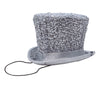 GP13032 – Silvesterhut Mini Zylinder Edler Glanz – Farbe: Silber