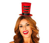 GP13036 – Zirkuszauber Hut Extravaganz – Farbe: Rot