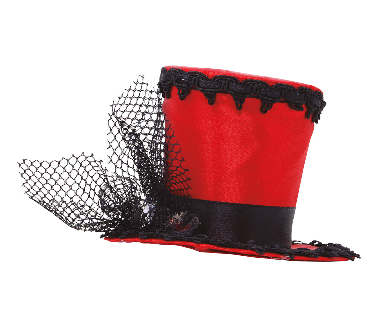GP13037 – 20'S Glamour Roter Minihut – Farbe: Schwarz