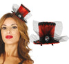 GP13037 – 20'S Glamour Roter Minihut – Farbe: Schwarz