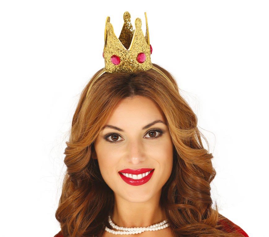 GP13038 – Prinzessin Krone Gold Märchenhut – Farbe: Gold