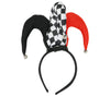 GP13039 – Clown Narrenkappe Mittelalter Harlekin – Farbe: Schwarz