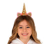 GP13050 – Einhorn Stirnband Glitzer Festlich – Farbe: Gold