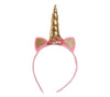 GP13050 – Einhorn Stirnband Glitzer Festlich – Farbe: Gold