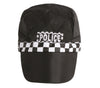 GP13051 – Polizei Partyhut Schwarz Weiß Karneval – Farbe: Schwarz