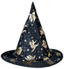 GP13056 – Hexe Zauberhut Bunter Spinnweben – Farbe: Schwarz/gold