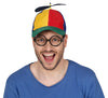 GP13067 – Clown Feierhut Mit Strahlendem Propeller – Farbe: Mehrfarbig