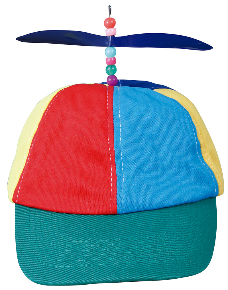 GP13067 – Clown Feierhut Mit Strahlendem Propeller – Farbe: Mehrfarbig