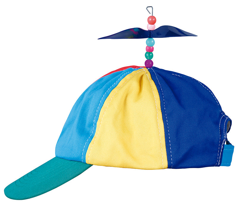 GP13067 – Clown Feierhut Mit Strahlendem Propeller – Farbe: Mehrfarbig