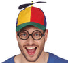 GP13067 – Clown Feierhut Mit Strahlendem Propeller – Farbe: Mehrfarbig