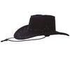 GP13068 – Cowboyhut Schwarz Westernstil Abenteurerhut – Farbe: Schwarz