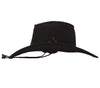 GP13068 – Cowboyhut Schwarz Westernstil Abenteurerhut – Farbe: Schwarz