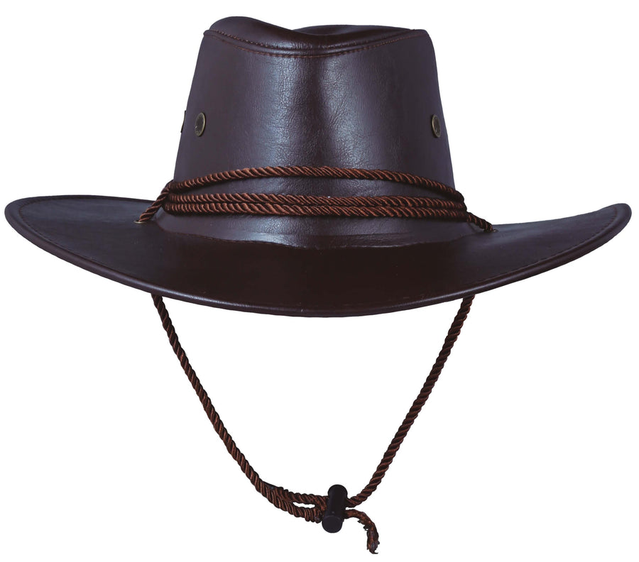 GP13075 – Cowboy Klassisch Braun Westernhut – Farbe: Braun, Ansicht 2