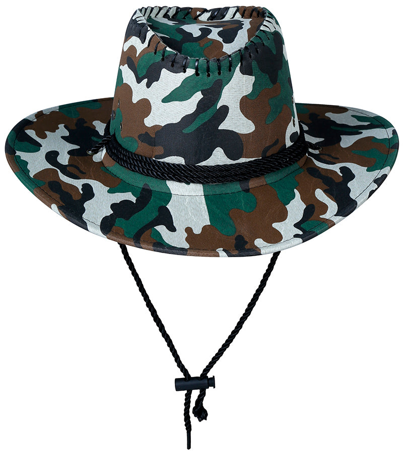 GP13076 – Militär Cowboy Hut Camouflage Abenteuer – Farbe: Mehrfarbig