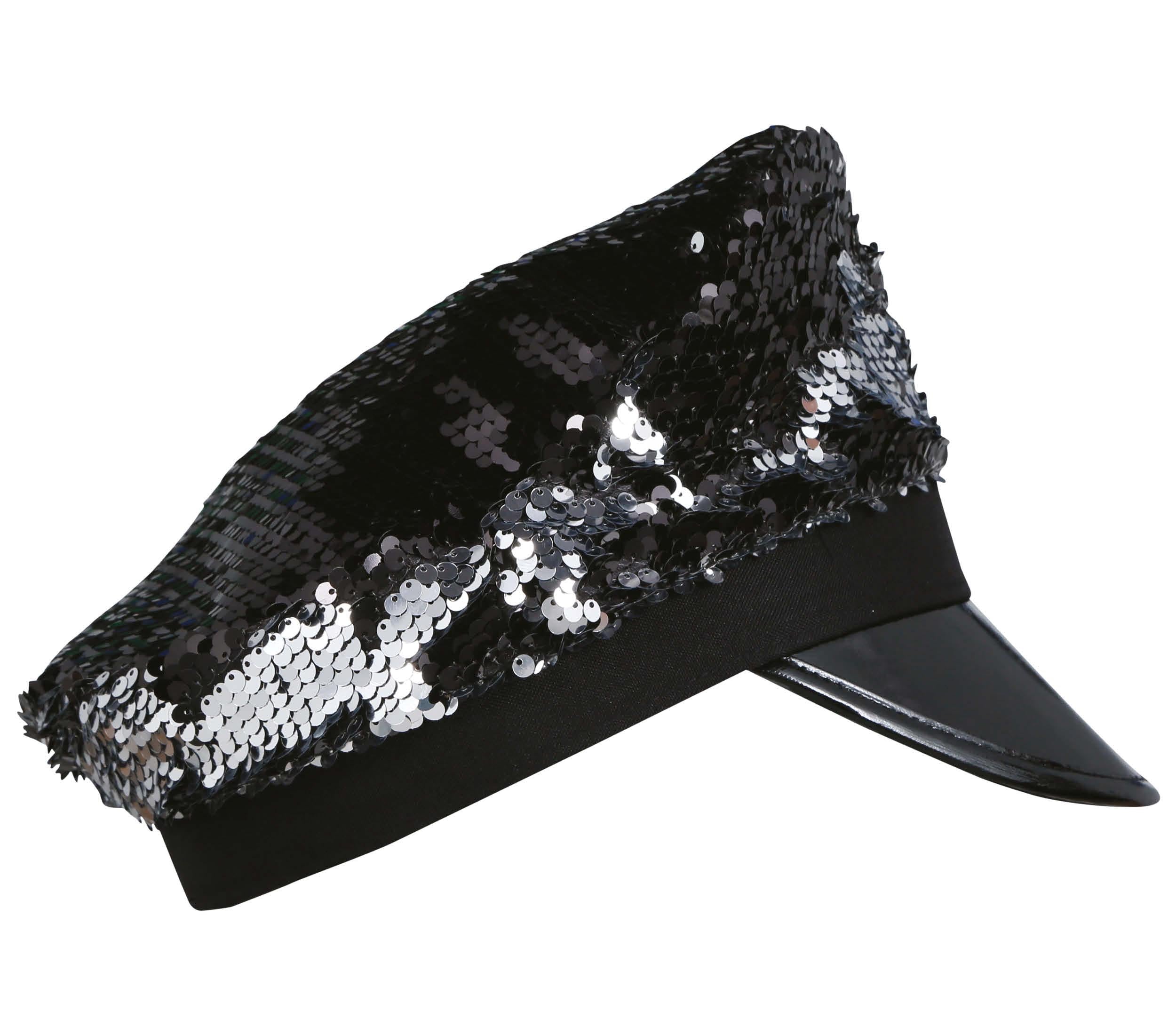 GP13079 – Glamouröse Party Hut Schimmer – Farbe: Schwarz