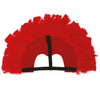 GP13089 – Weltkulturen Karneval Kopfschmuck Rote Federhaube – Farbe: Rot