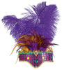 GP13090 – Weltkulturen Karneval Kopfschmuck Fasching – Farbe: Lila