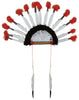 GP13091 – Indianer Kopfschmuck Karneval Stirnband – Farbe: Weiß