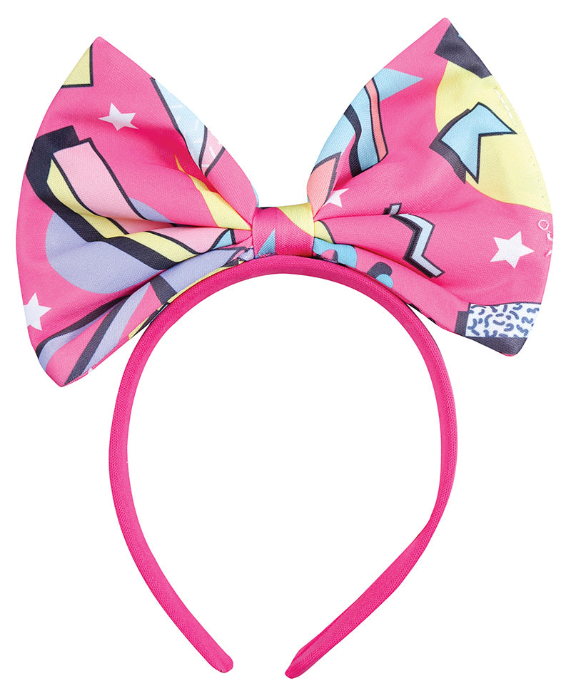 GP13102 – 80S Retro Haarband Farbenfrohes Party – Farbe: Pink