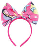 GP13102 – 80S Retro Haarband Farbenfrohes Party – Farbe: Pink