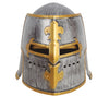 GP13112 – Ritterhelm Mittelalter Historisches Kostüm – Farbe: Silber/erwachsen