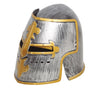 GP13112 – Ritterhelm Mittelalter Historisches Kostüm – Farbe: Silber/erwachsen