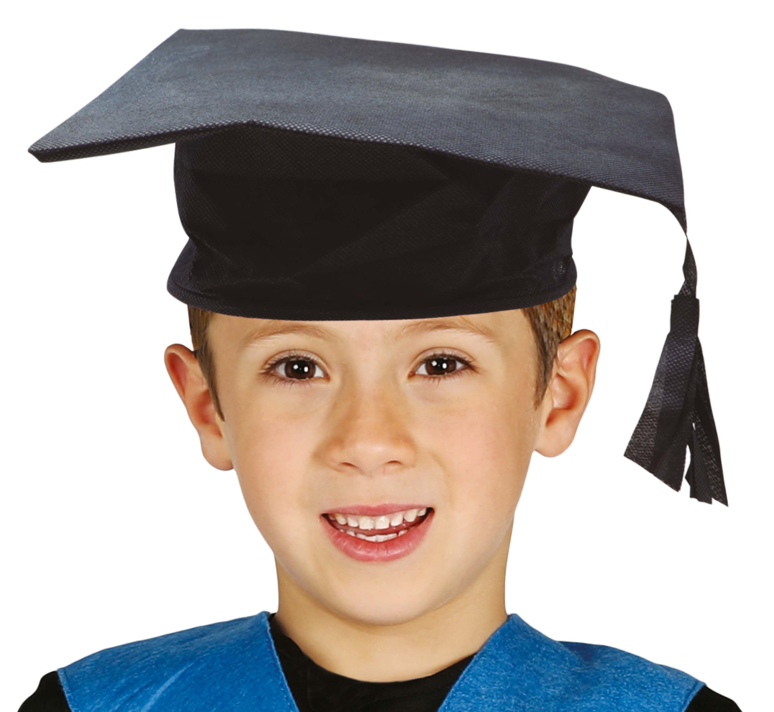 GP13115 – Absolventenhut Kinder Sommer Abschluss – Farbe: Schwarz