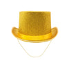 GP13123 – Silvester Glitzerhut Zylinderhut Party – Farbe: Gold