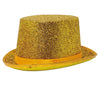 GP13123 – Silvester Glitzerhut Zylinderhut Party – Farbe: Gold