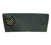 Militärmütze für Erwachsene grün Schiffchen, Bild 2