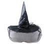 GP13148 – Hexe Mysteriöser Hut Glamouröse Blume – Farbe: Schwarz