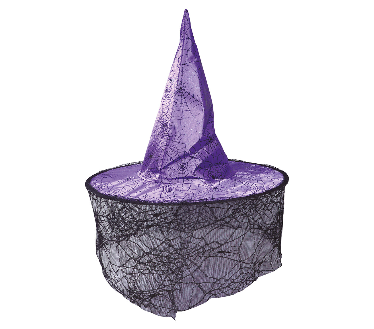 GP13153 – Hexe Magischer Hut Lila Schwarz – Farbe: Lila