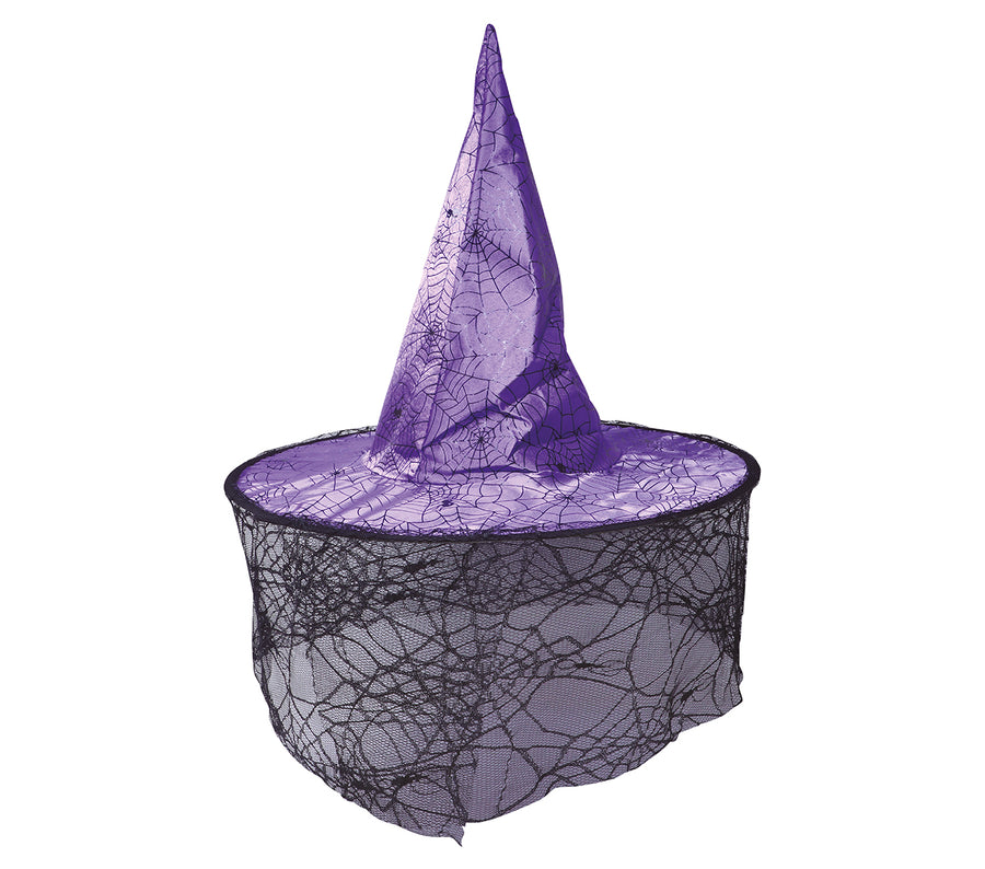 Hexe Magischer Hut Lila Schwarz