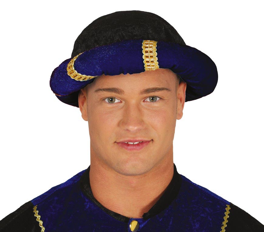 GP13155 – Wüstenprinz Krone Weihnachten Neujahr – Farbe: Blau, Ansicht 2