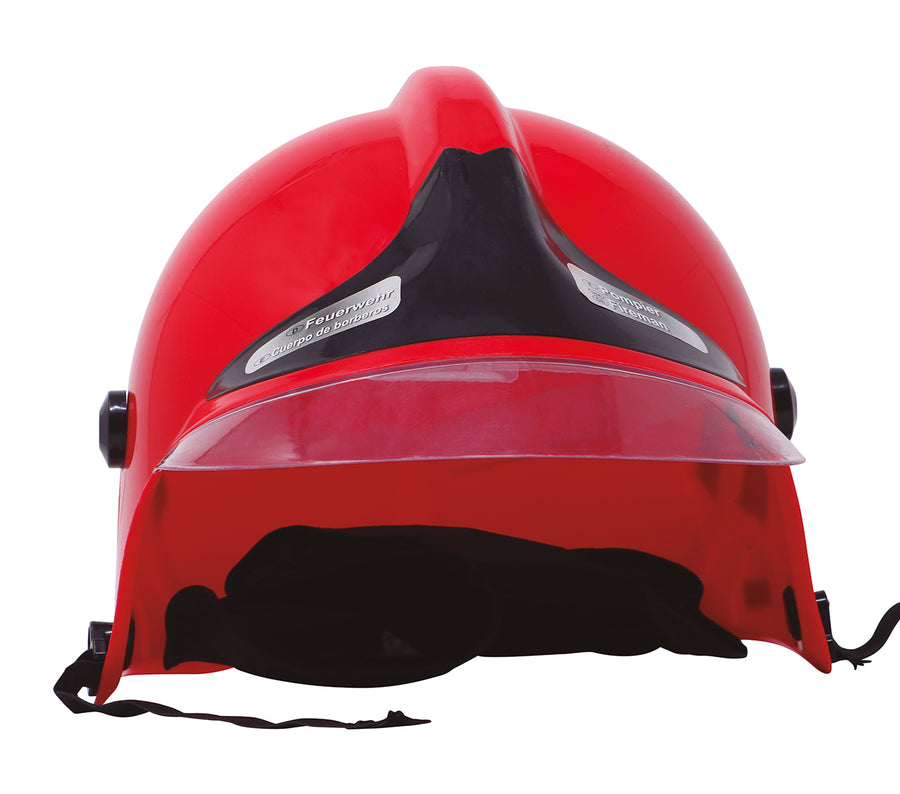 GP13160 – Feuerwehrhelm Karneval Kostüm Accessoire – Farbe: Rot, Ansicht 2